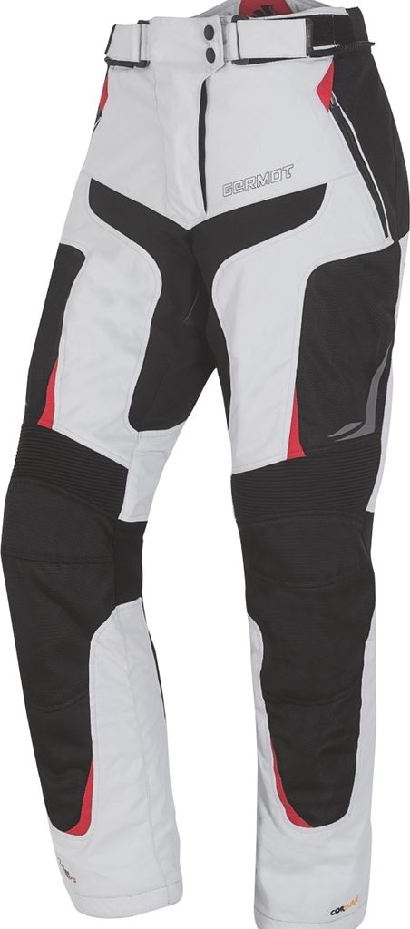 Germot X-Air Evo Pro Motorrad Textilhose, hellgrau/schwarz, M