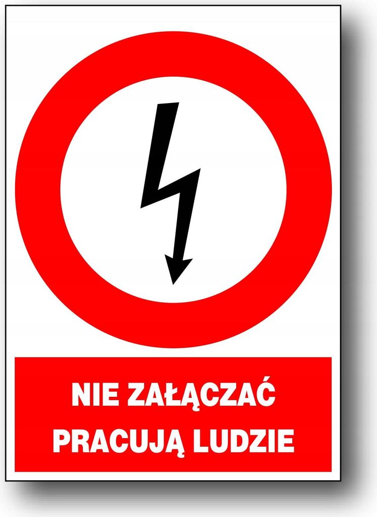 ZEZ/A-2 elektrisches Zeichen NICHT EINSCHALTEN, ES WIRD ARBEITET