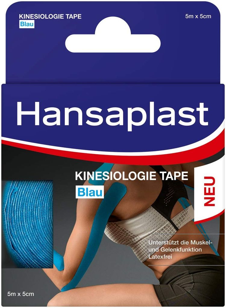 Hansaplast Sport Kinesiologie Tape 5 cmx5 m blau 1 St