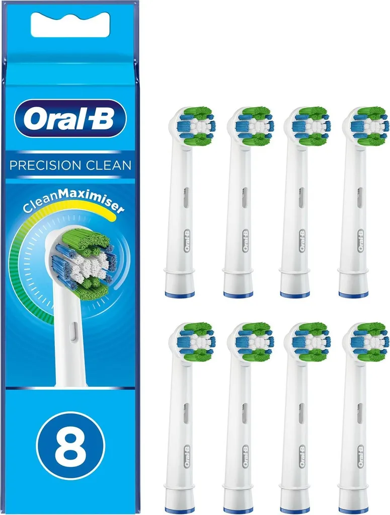 Lot de 8 brossettes de rechange Precision Clean XXL pour brosses électriques
