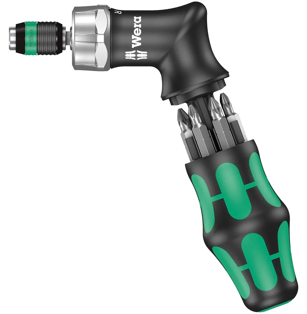 Clé à cliquet Wera pour vissage précis avec embouts Torx et 6 pans