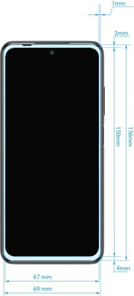 Crong 7D Nano Flexible Glass Xiaomi Redmi Note 10 5G - Vetro Ibrido 9H