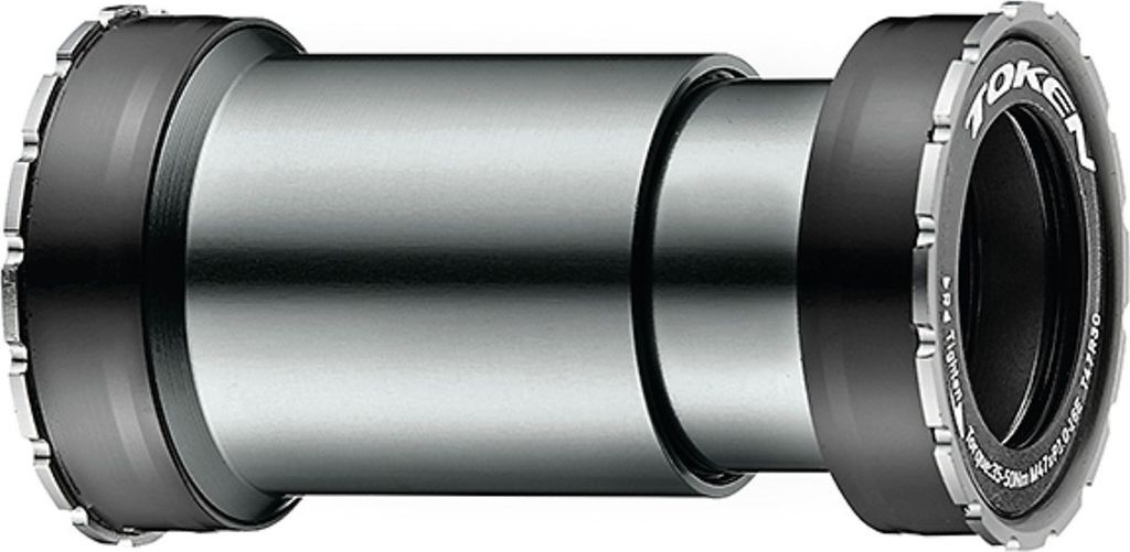 TOKEN Token TF46GXP Thread Fit Innenlager TF37-Serie Rh: PF30 - KRG: Sram GXP, silber-grau