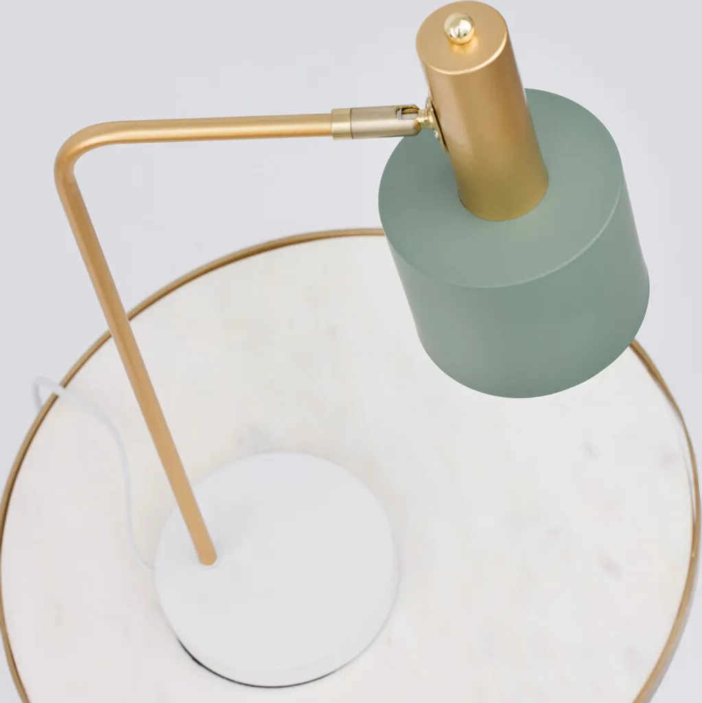 Nova Luce Paz Skandi lampe de table en or mat : luminaire chic et moderne