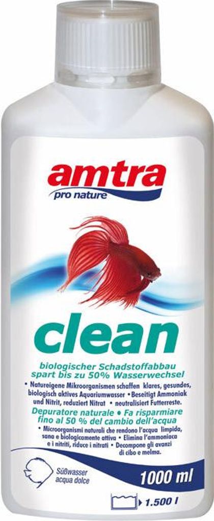 Amtra Clean Wasseraufbereiter mit natureigenen Produktbild 
