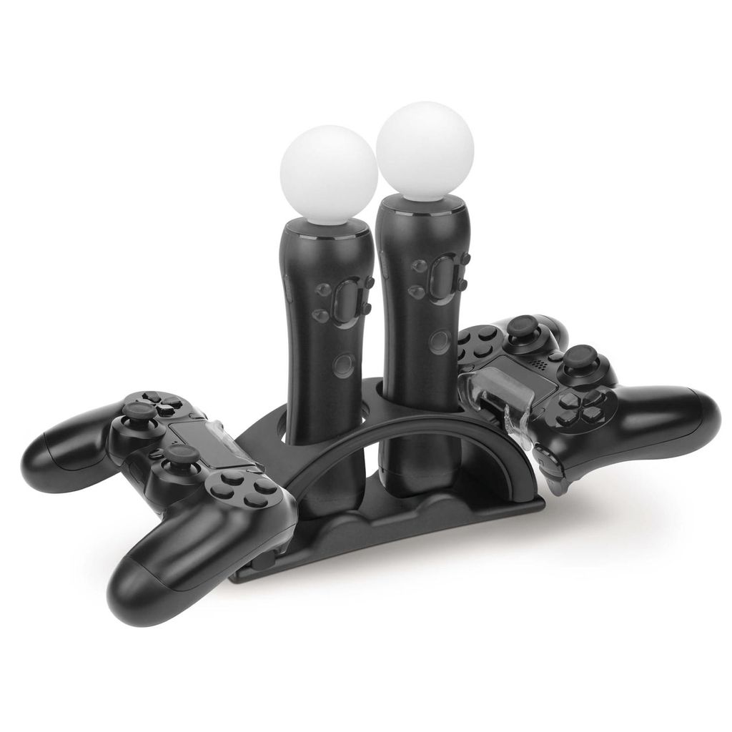 HAMA Ladestation Vierfach für PS4 und PS VR Produktbild 