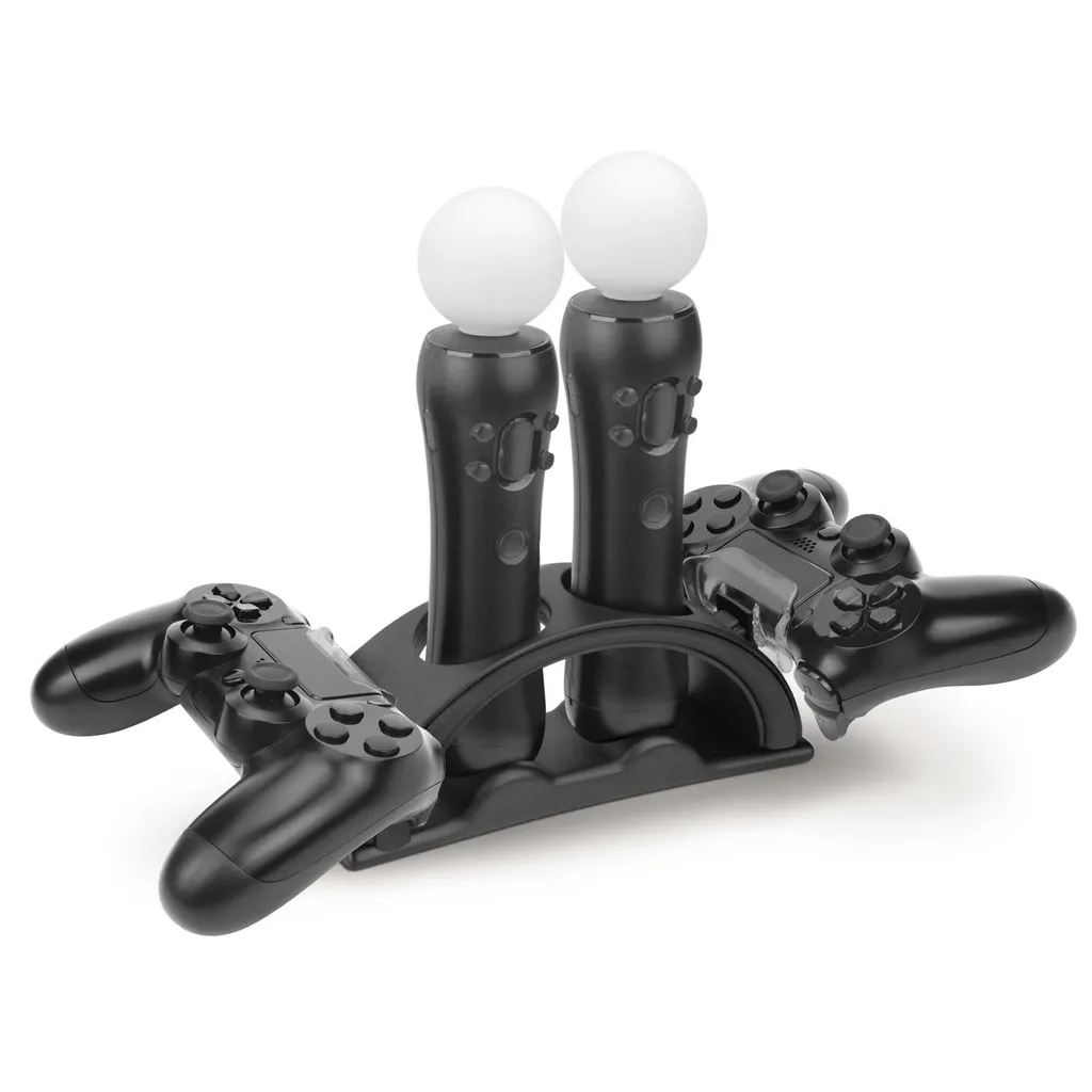 Docking Station PS4 4 in 1 | Caricatore Controller Alta Qualità