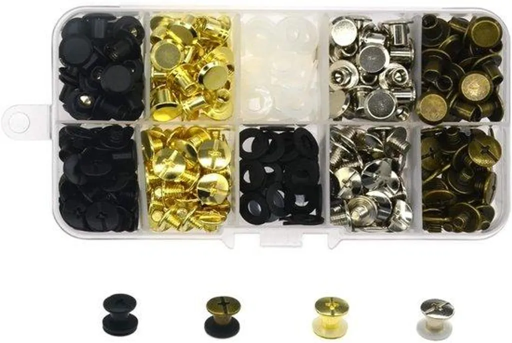 Lot de 120 rivets métalliques à visser haute résistance pour réparation DIY