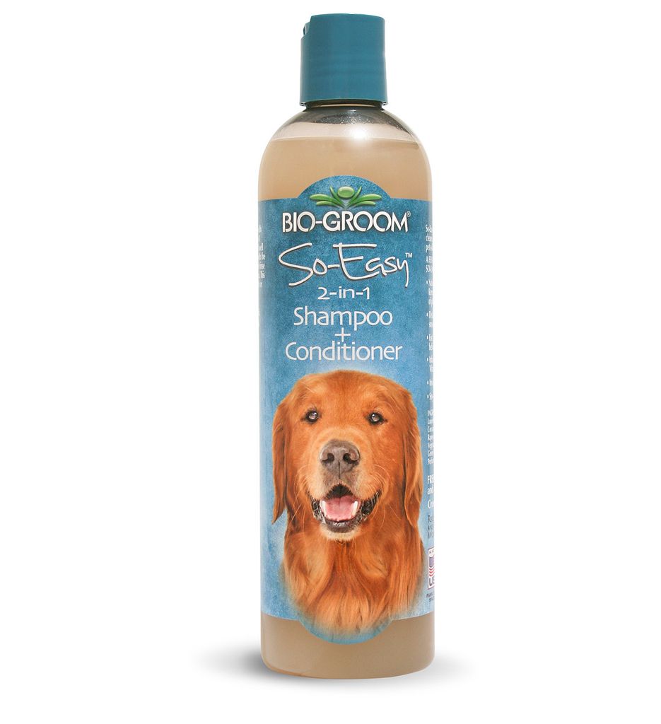 BIOGROOM So-Easy 2-in-1 Hundeshampoo + Pflegespülung, 12:1 Konzentrat - 355 ml