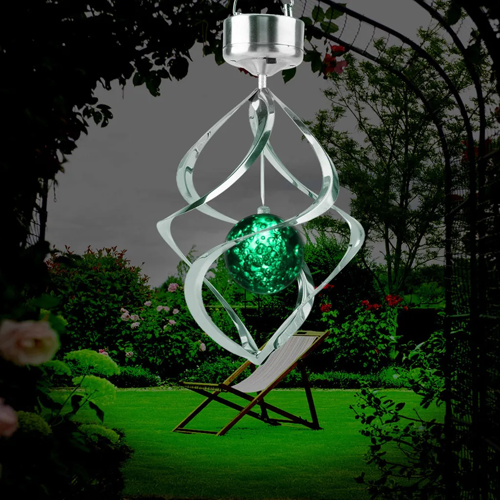 Carillon Solaire LED Étanche avec Capteur Automatique et Tubes en Aluminium