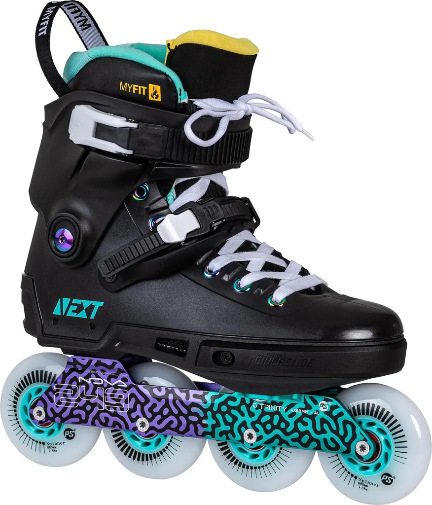Rollers Powerslide 908432 avec Roulements ABEC 7 et Roues de Qualité - 2