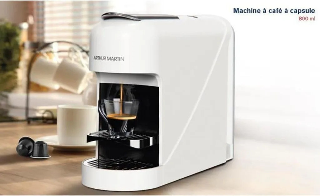 Machine expresso 20 bars Arthur Martin AMN230B : Le café parfait blanc - 5