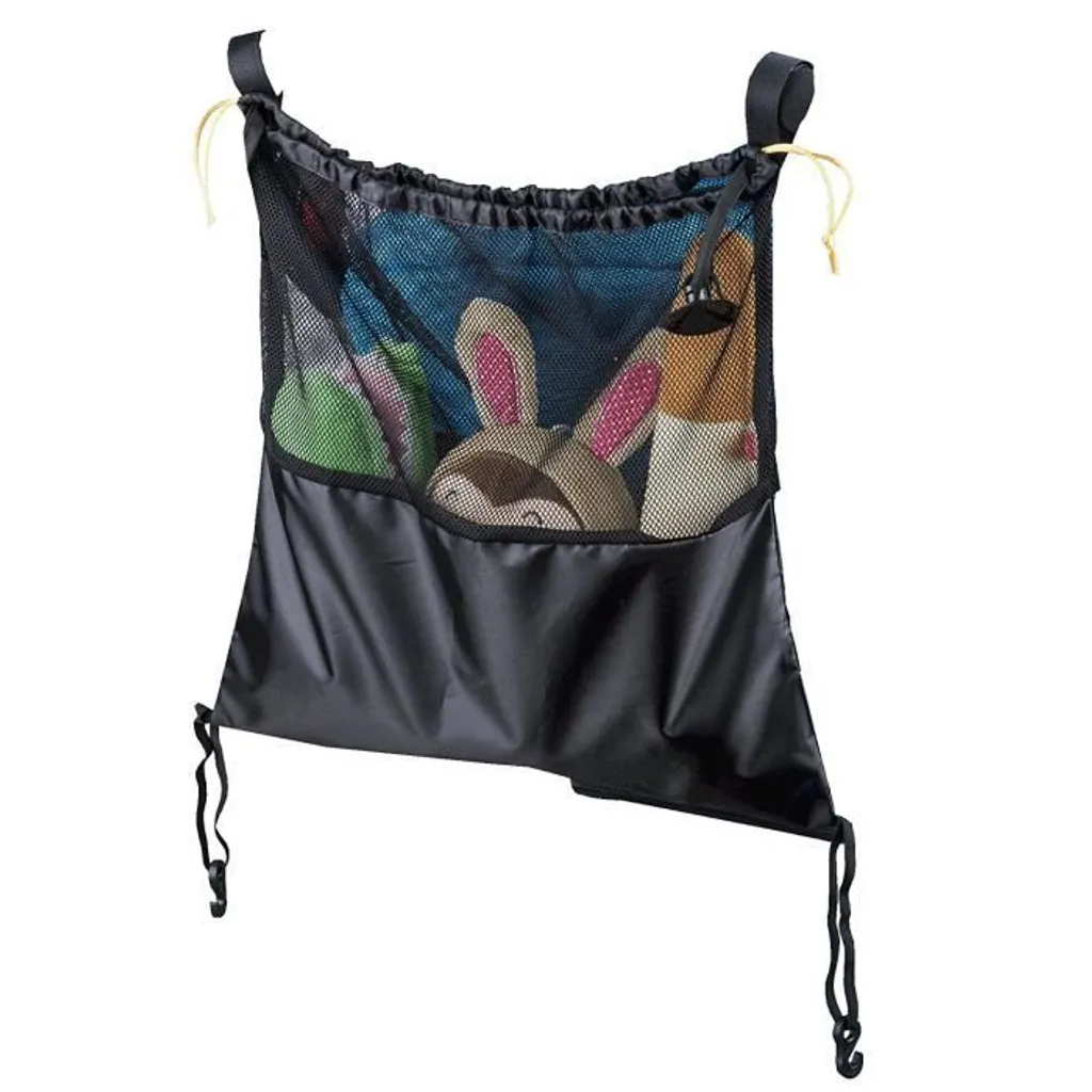 Organisateur de Poussette Universel Noir - Sac de Rangement Pratique