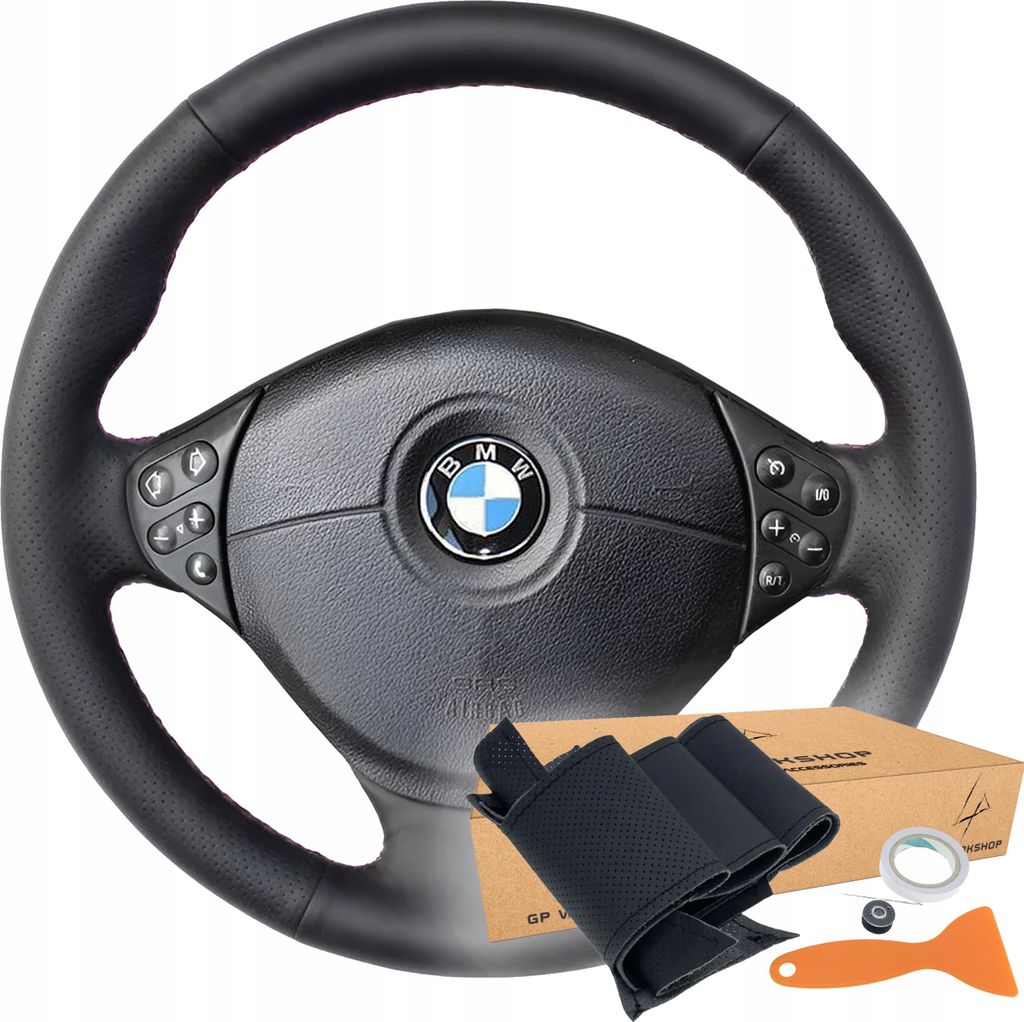 Lenkradbezug für BMW M Sport 3 E36 5 E39 7 E38 8 E31 M3 M5 Produktbild 