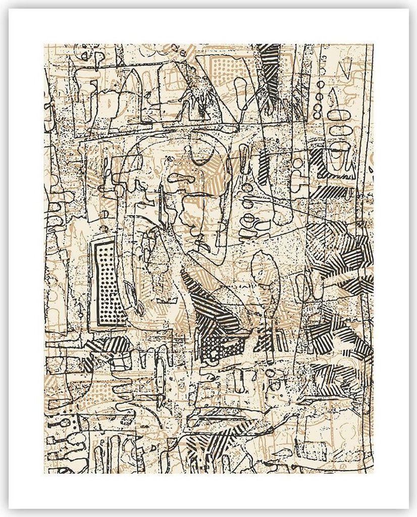 Poster - Poster ohne Rahmen - Graffiti Kritzeleien Zeichnen - 40x50 cm - Wand Bild - Wanddeko - Wandbilder - Kunstposter - Wandposter - Bilder - Ku...