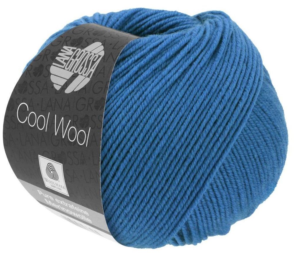 Lana Grossa - Cool Wool 0555 kobaltblau Produktbild 