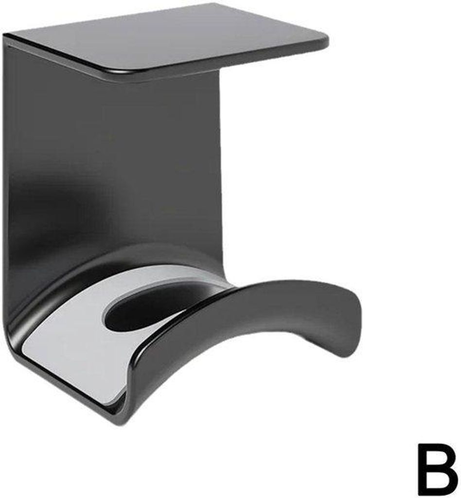 Kleefstandaard voor koptelefoons - Plak de koptelefoonstandaard met zelfklevende pad aan de muur of onder de tafel, universeel voor gamingheadsets.