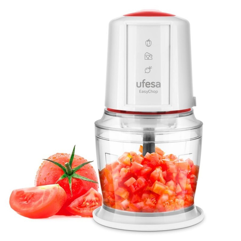 Ufesa Easy Chop, 0,8 l, Bílá, Nerezová ocel, 140 mm, 140 Obrázek produktu 