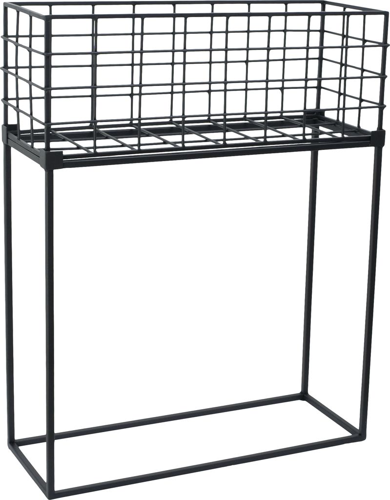 LOFT42 Atlanta Pflanzentisch - schwarz - Metall Produktbild 