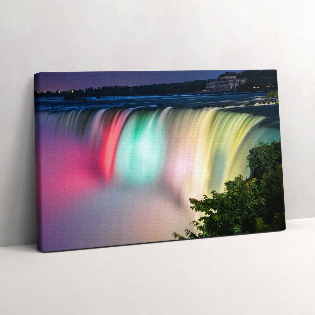 Niagara Fotografie – Leinwandbild Wandbild – 60x40 cm – Leinwandbilder – Wandbilder – Schlafzimmer – Flur