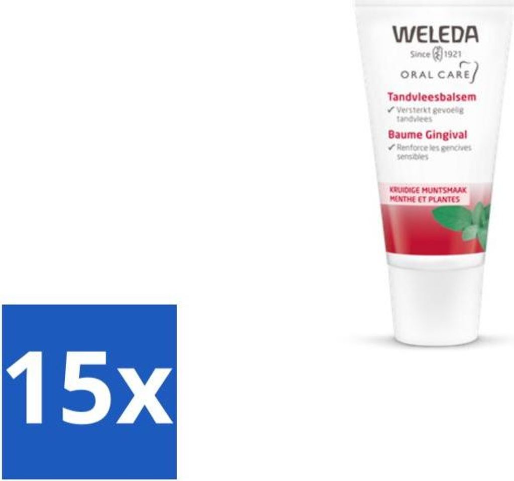 WELEDA - Zahnfleischbalsam - 30 ml - Vorteilspack - 15 Stücke