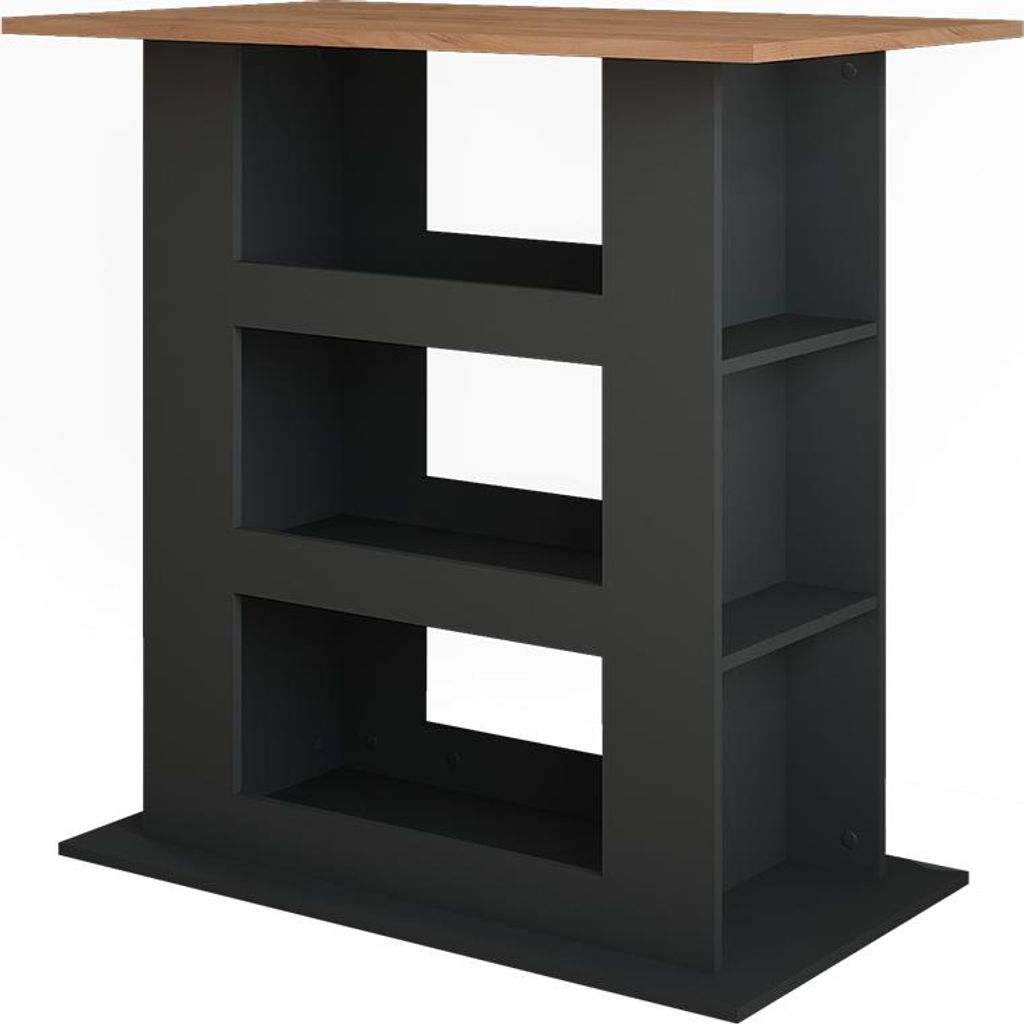 Bartisch Vicco Repose Goldkraft Eiche/Anthrazit 110 x 65 cm, Model 55586