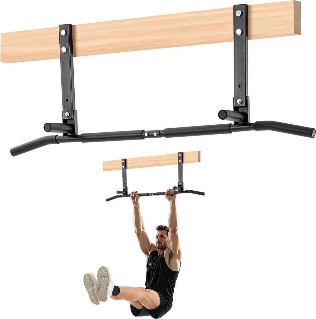 Barre de traction plafond haute résistance fixation solives bois 120cm