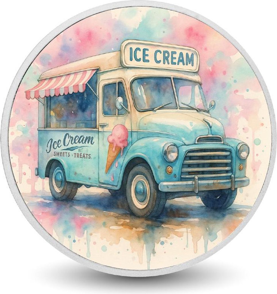 Sweet Rides Scoops of the Past 1oz Feinsilber-Farbmünze