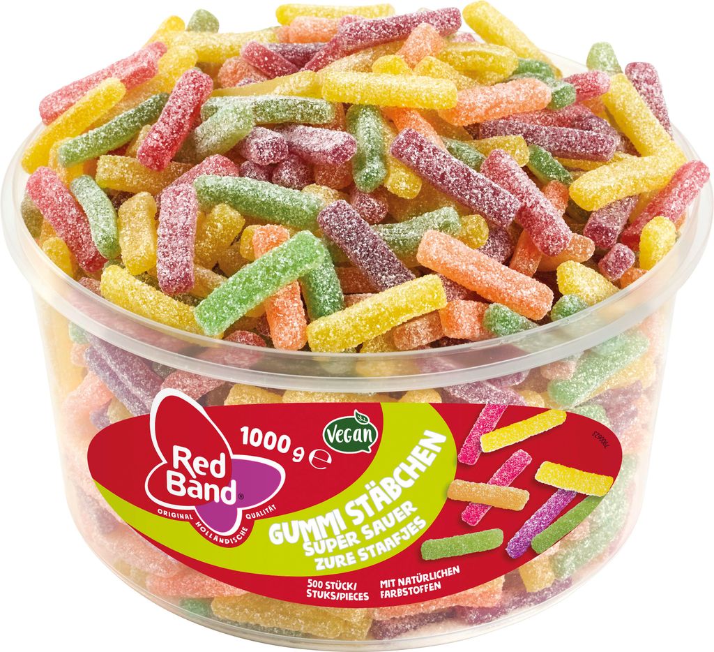Red Band, gomme da masticare super sour, gomme da Immagine del prodotto 