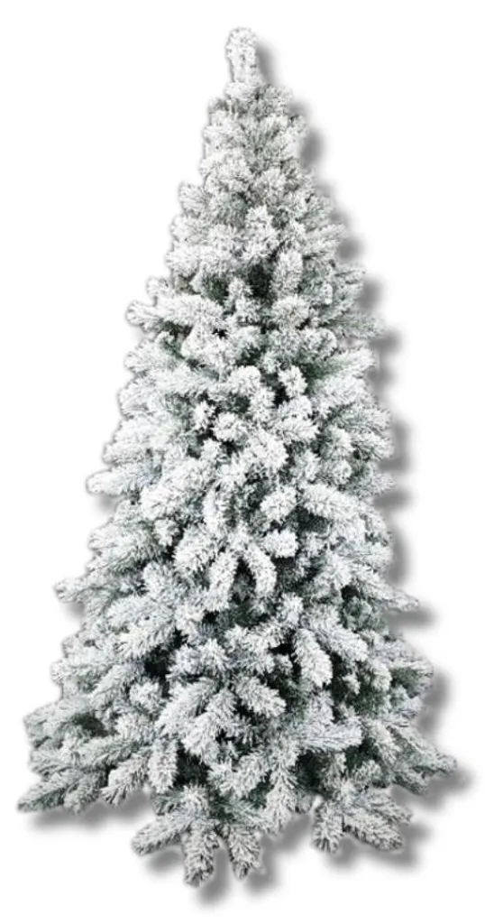 Sapin de Noël 150 cm enneigé Marmolada - Déco d'hiver idéale pour salon