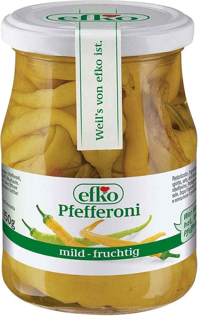 efko Pfefferoni mild-fruchtig 300g Produktbild 