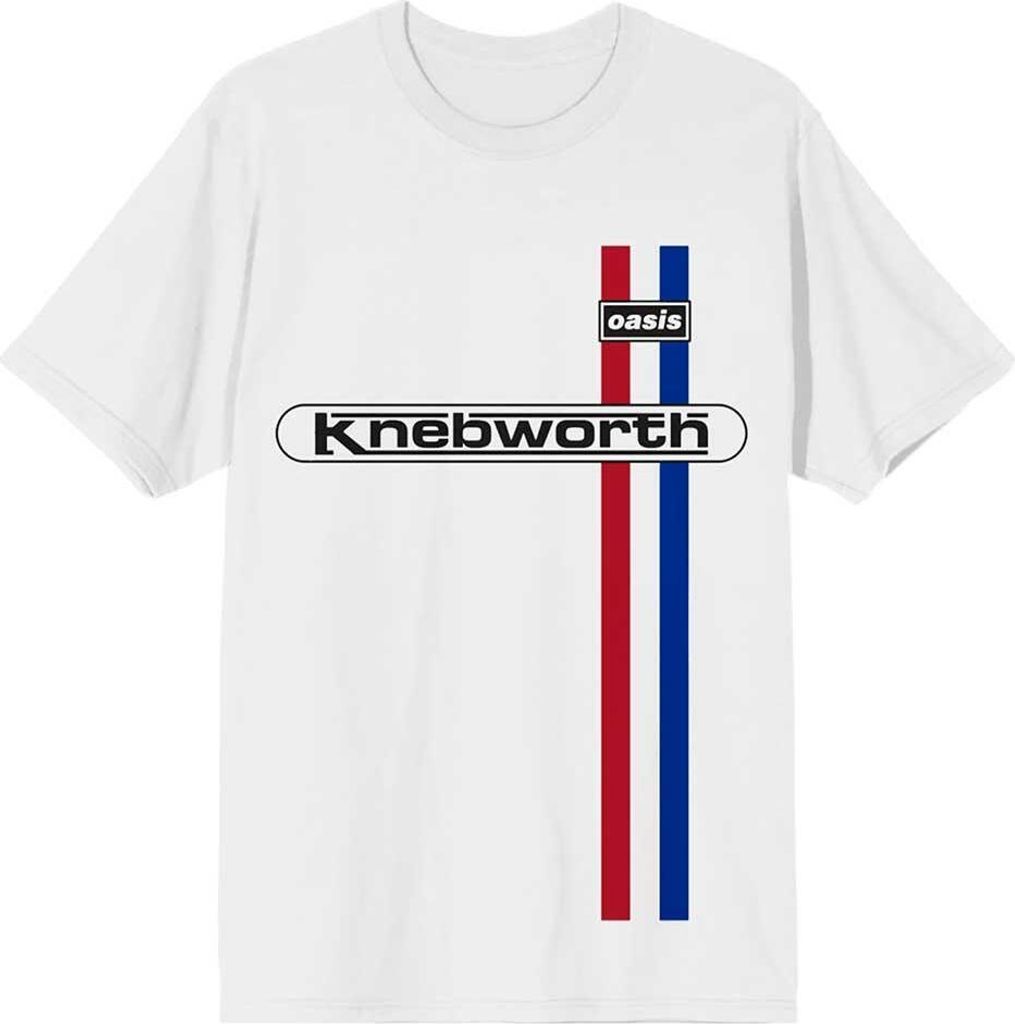 Oasis - "Knebworth" T-Shirt für Herren/Damen Uni RO11496 (S) (Weiß)