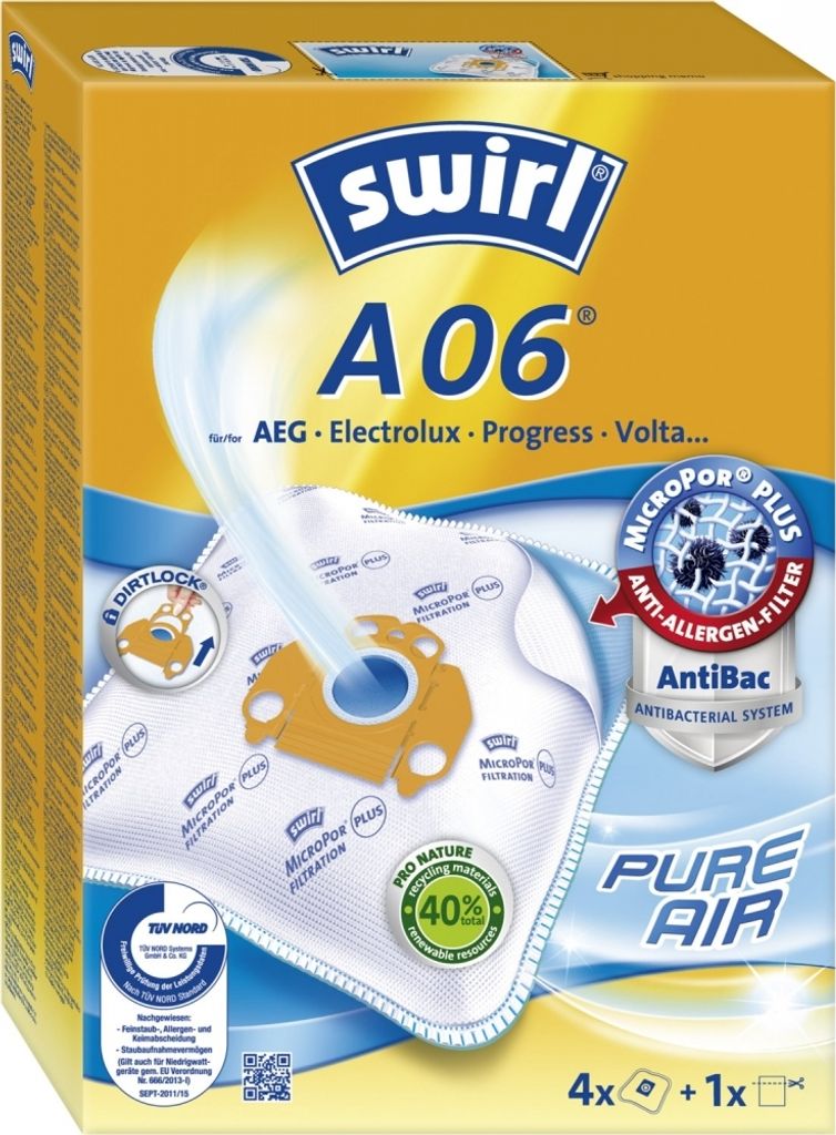 Swirl SFB A06 Micropor Plus AirSpace Filtre anti-allergène Image du produit 