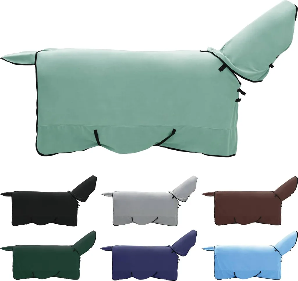 vidaXL Coperta per Cavalli Verde - Protezione Premium Poliestere