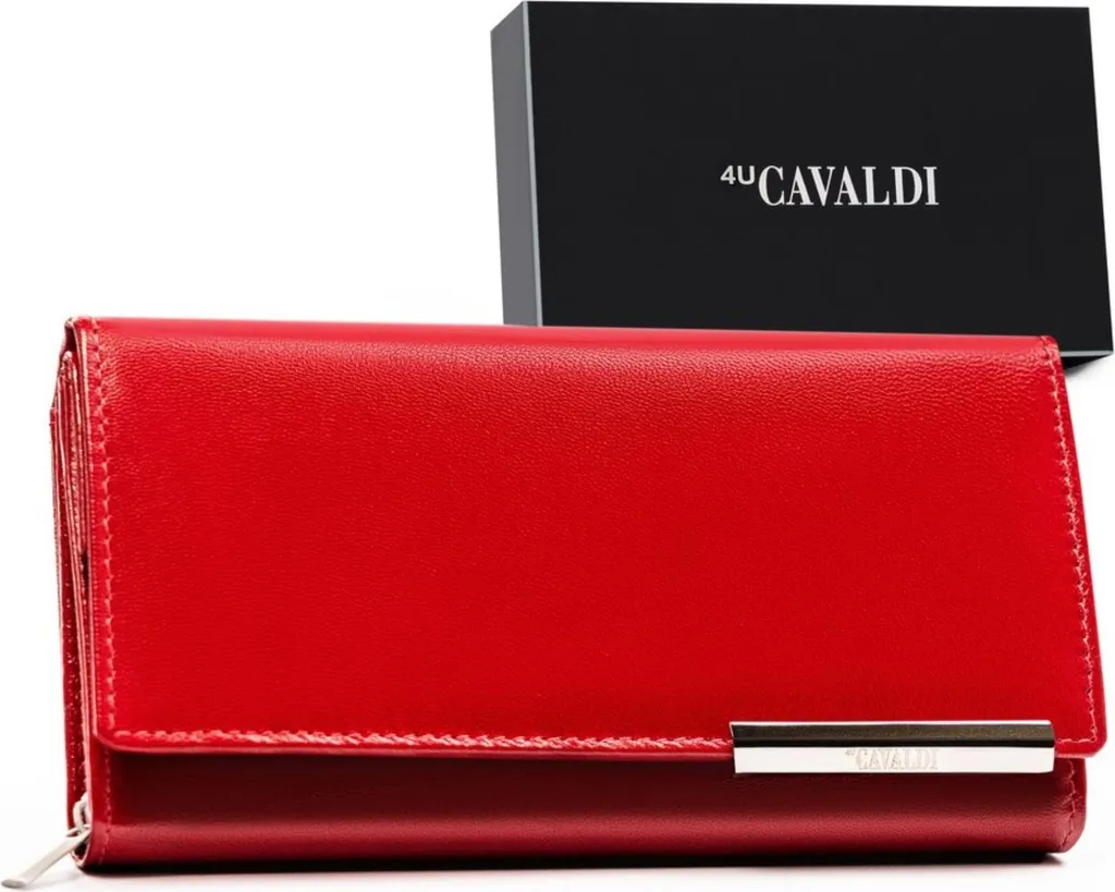 Portafoglio 4U Cavaldi RD21GCL4 in Vera Pelle con Protezione RFID
