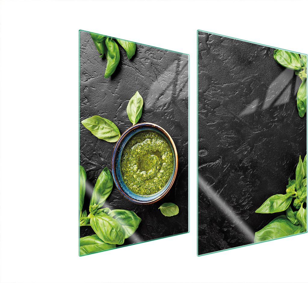 Glasschutzplatte Für Küche 2X35X52 Basil
