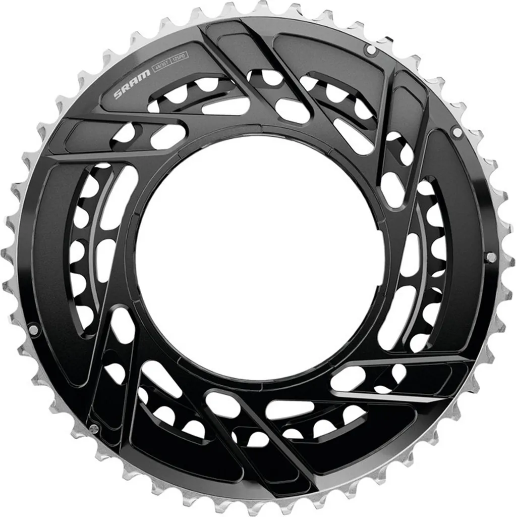Pédalier double plateau SRAM Force E1 AXS 2x12s 46/33T Argent