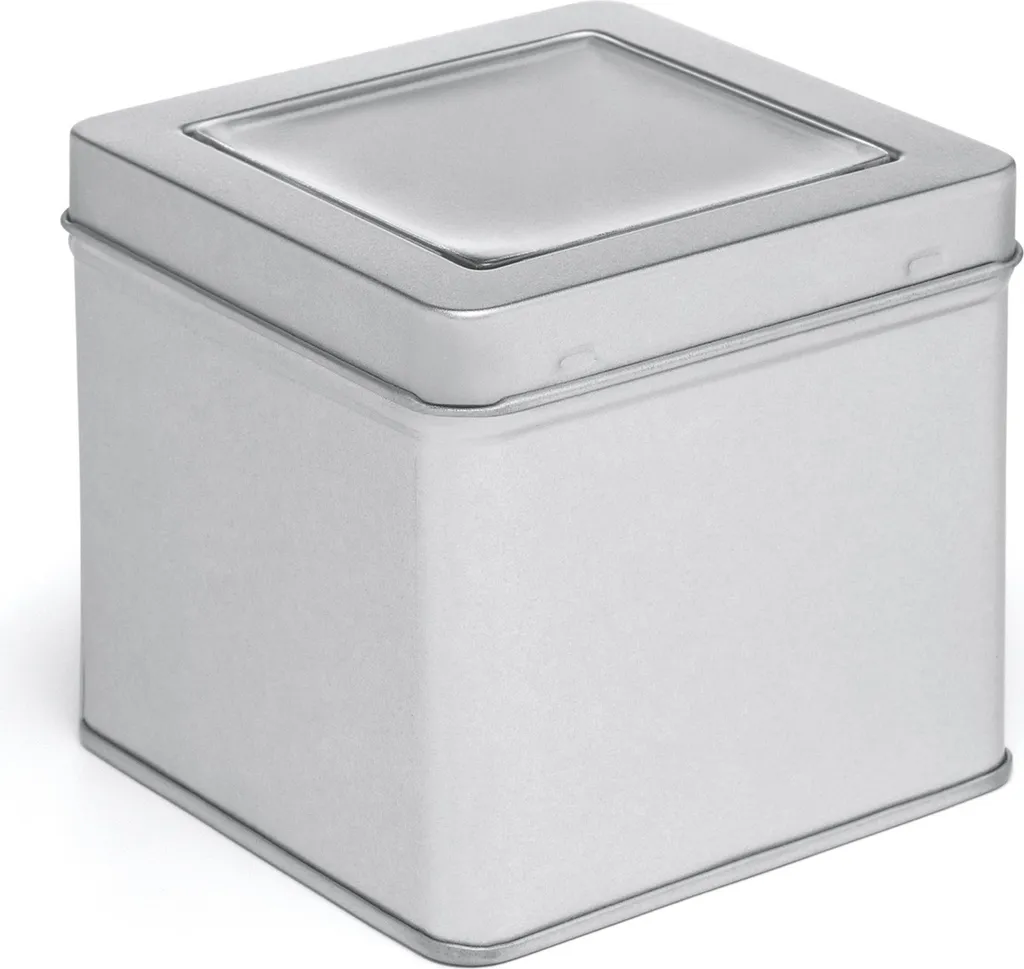 Boîte à Thé Hermétique Noire Mate 4 Compartiments et Sa Doseuse Inox - 3