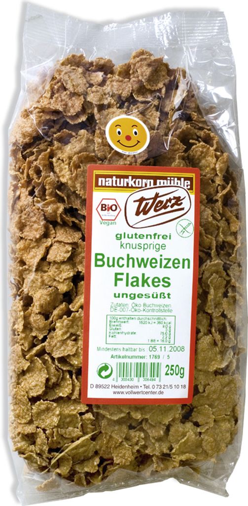 naturkorn mühle Werz - Buchweizen-Vollkorn-Flakes Produktbild 
