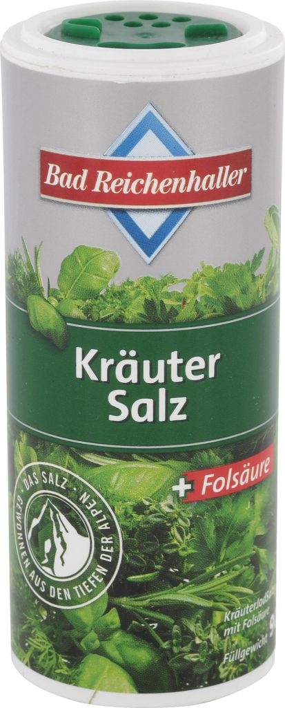 Bad Reichenhaller - Kräutersalz - 90g Streuer (grün)