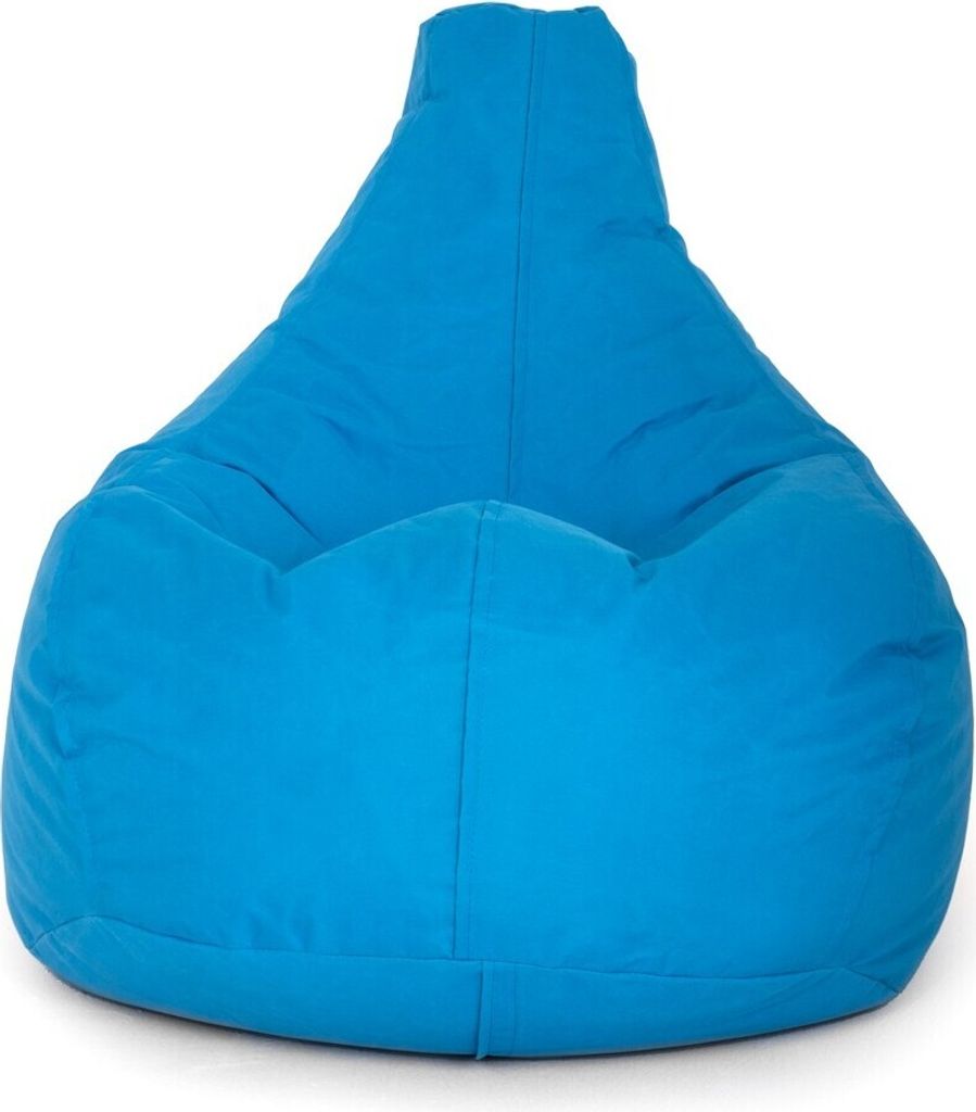 Hanah Home, Damla - Turquoise, Sitzsack, Türkis, 80 x 30 x 75 cm