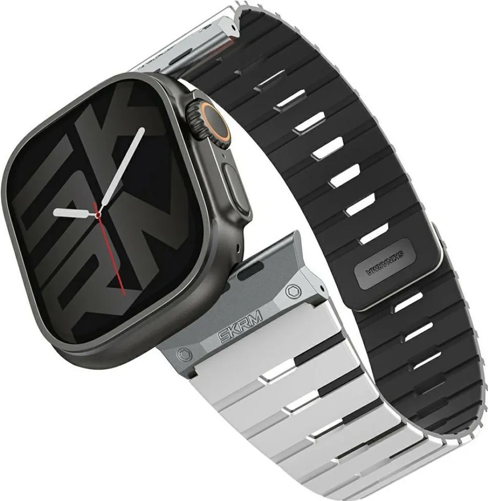Skinarma Gemini Cinturino Apple Watch Ultra 49mm Gesso - Tech Design
