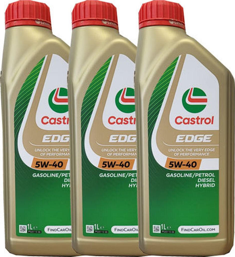 Castrol Edge 5W-40 3X 1 Liter