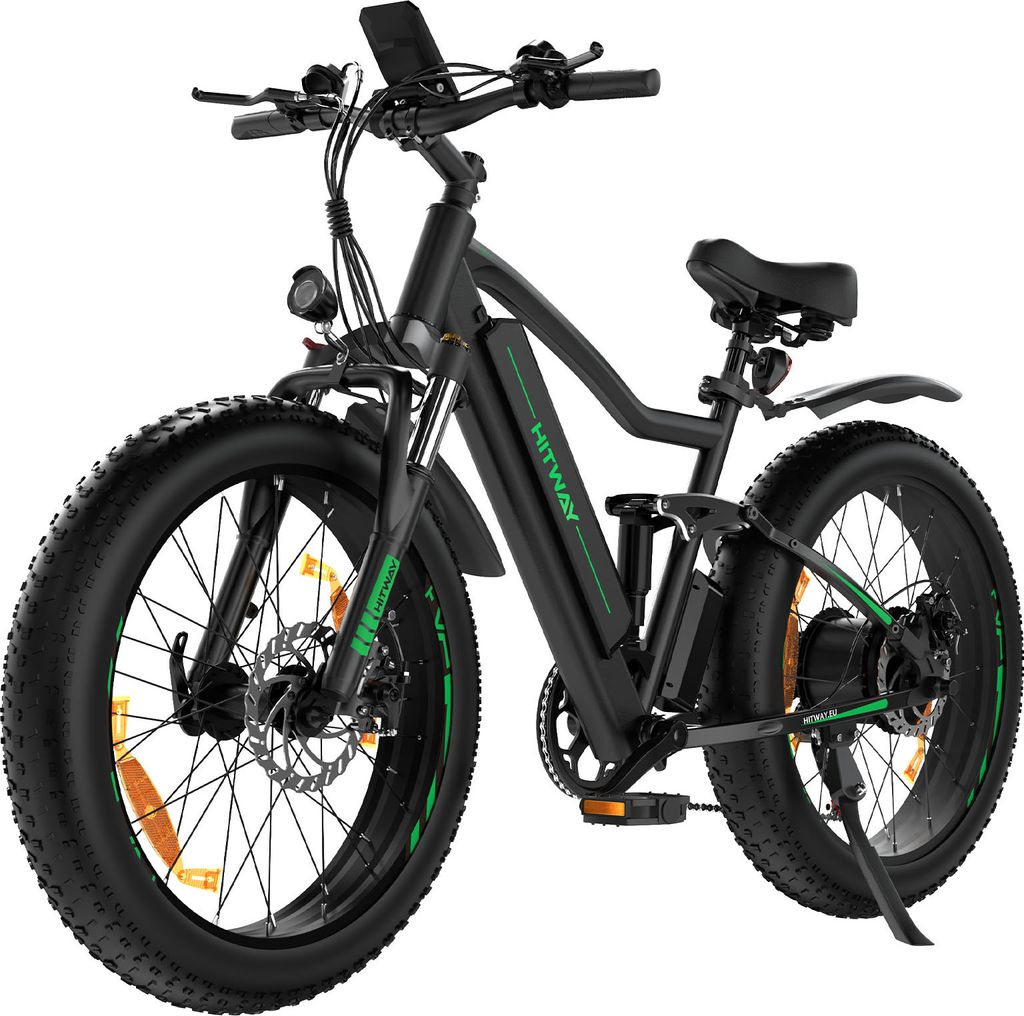 HITWAY Off-Road E-Bike 26 Zoll 4.0 Fat Tire MTB Produktbild 