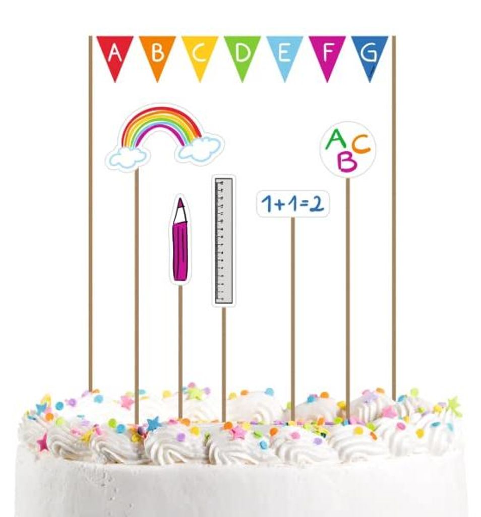 Amscan décoration de gâteau - rentrée des classes 1 pièce Image du produit 