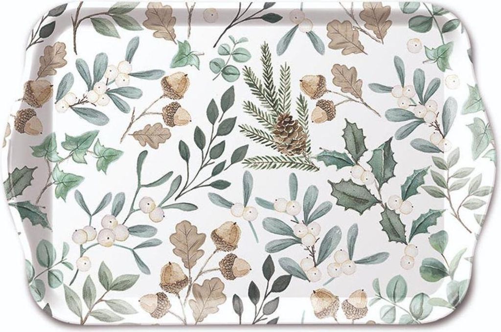 Ambiente Tablett 13x21cm Blätter