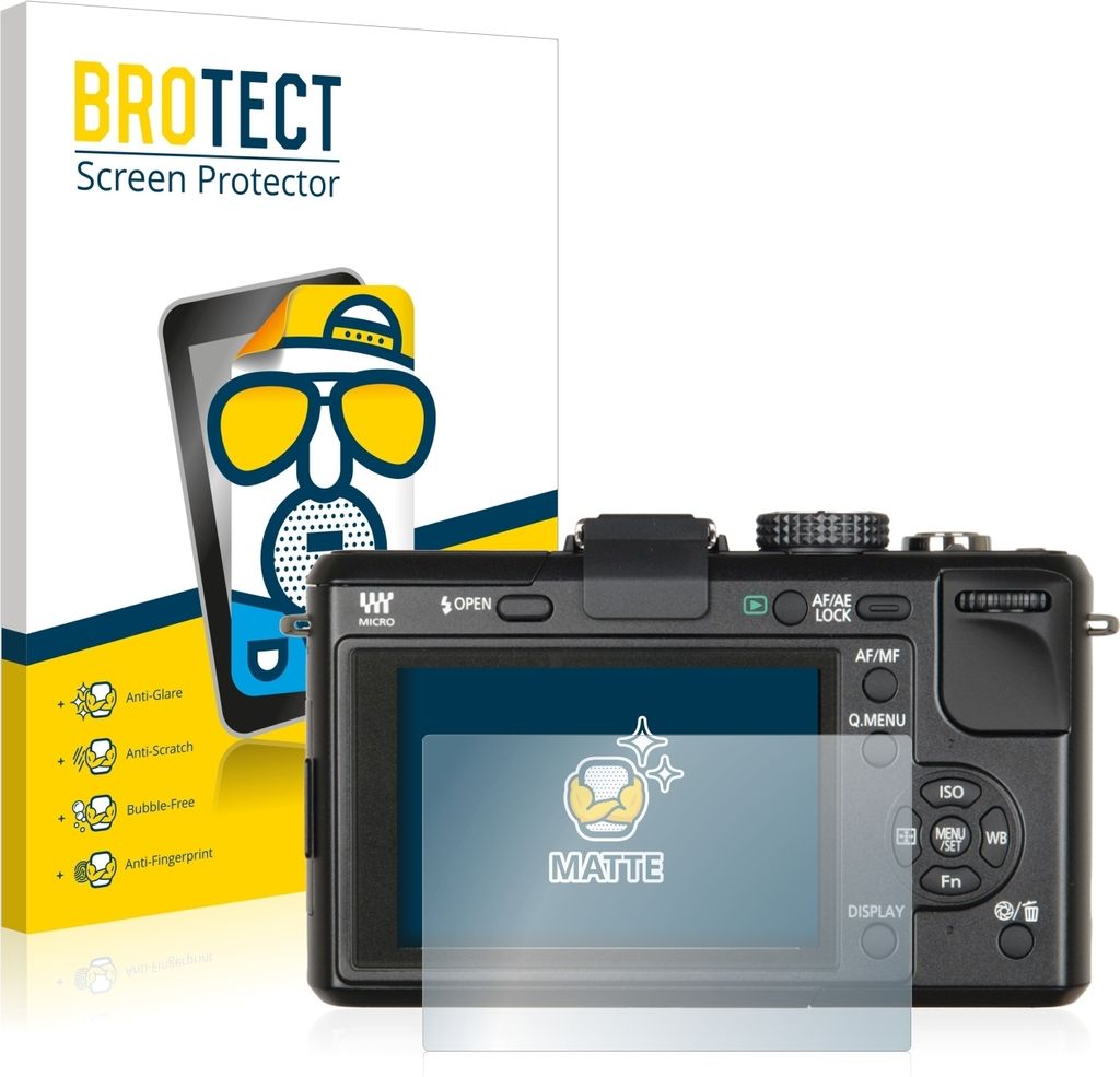 2x BROTECT Schutzfolie für Panasonic Lumix DMC-GF1 Produktbild 