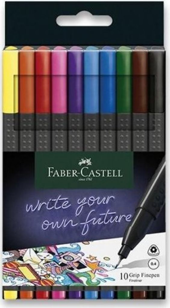 Faber-Castell Grip, Vícebarevný, Vícebarevný, 0,4 mm, Obrázek produktu 