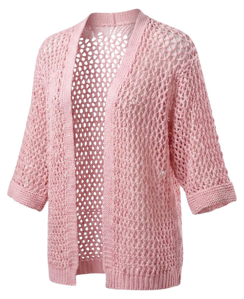 Cardigan OriginalYou Strickjacke Häkelmuster Sommerjacke 40 42 44 für Damen