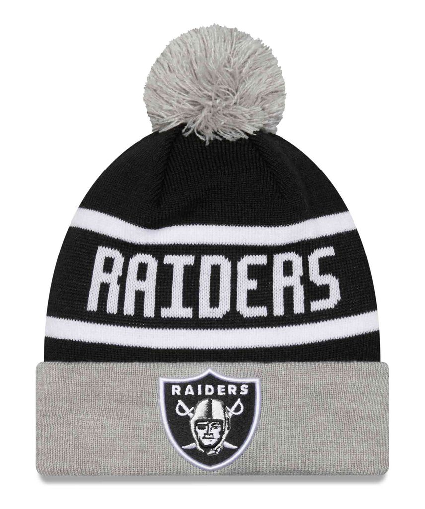 New Era - NFL Las Vegas Raiders Jake Cuff Bobble Beanie